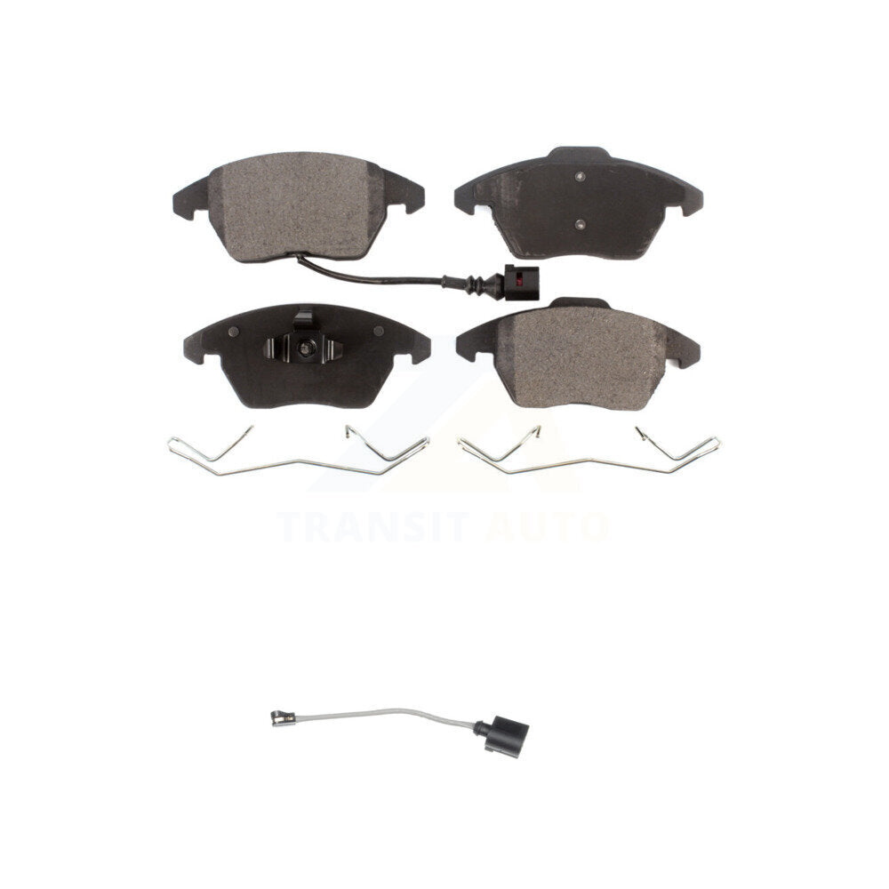 Ceramic Brake Pad And Extra Wear Sensor Front Kit For Audi A3 Quattro Volkswagen