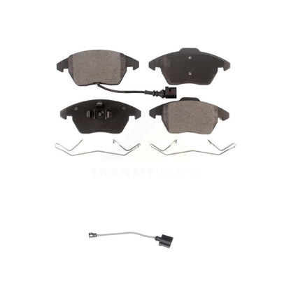 Ceramic Brake Pad And Extra Wear Sensor Front Kit For Audi A3 Quattro Volkswagen