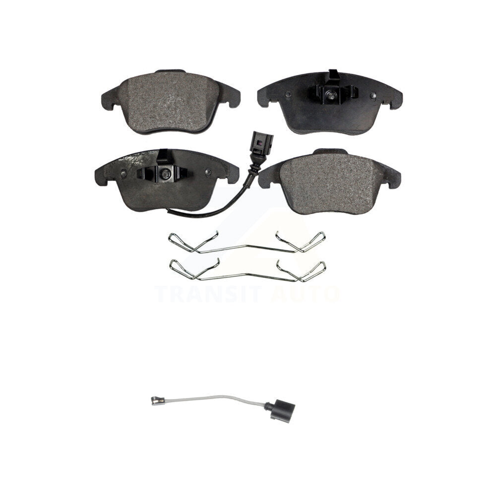 Ceramic Disc Brake Pad Extra Wear Sensor Front Kit For Volkswagen Tiguan Limited