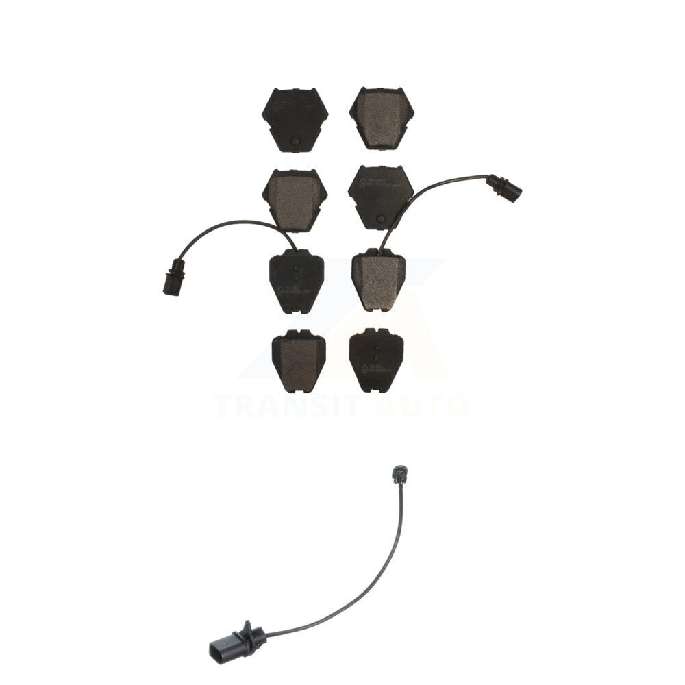 Ceramic Disc Brake Pads And Extra Wear Sensors Front Kit For Volkswagen Passat