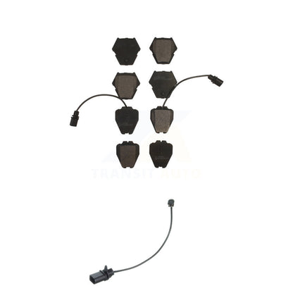 Ceramic Disc Brake Pads And Extra Wear Sensors Front Kit For Volkswagen Passat