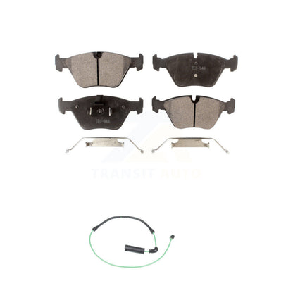 Ceramic Disc Brake Pads And Wear Sensors Front Kit For BMW 330Ci 330i 330xi M3