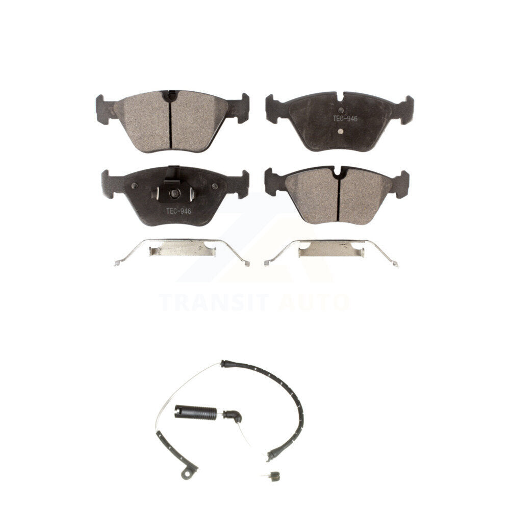 Ceramic Disc Brake Pads And Wear Sensors Front Kit For BMW Z4