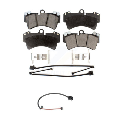 Ceramic Disc Brake Pad & Extra Wear Sensor Front Kit For Audi Q7 Porsche Cayenne