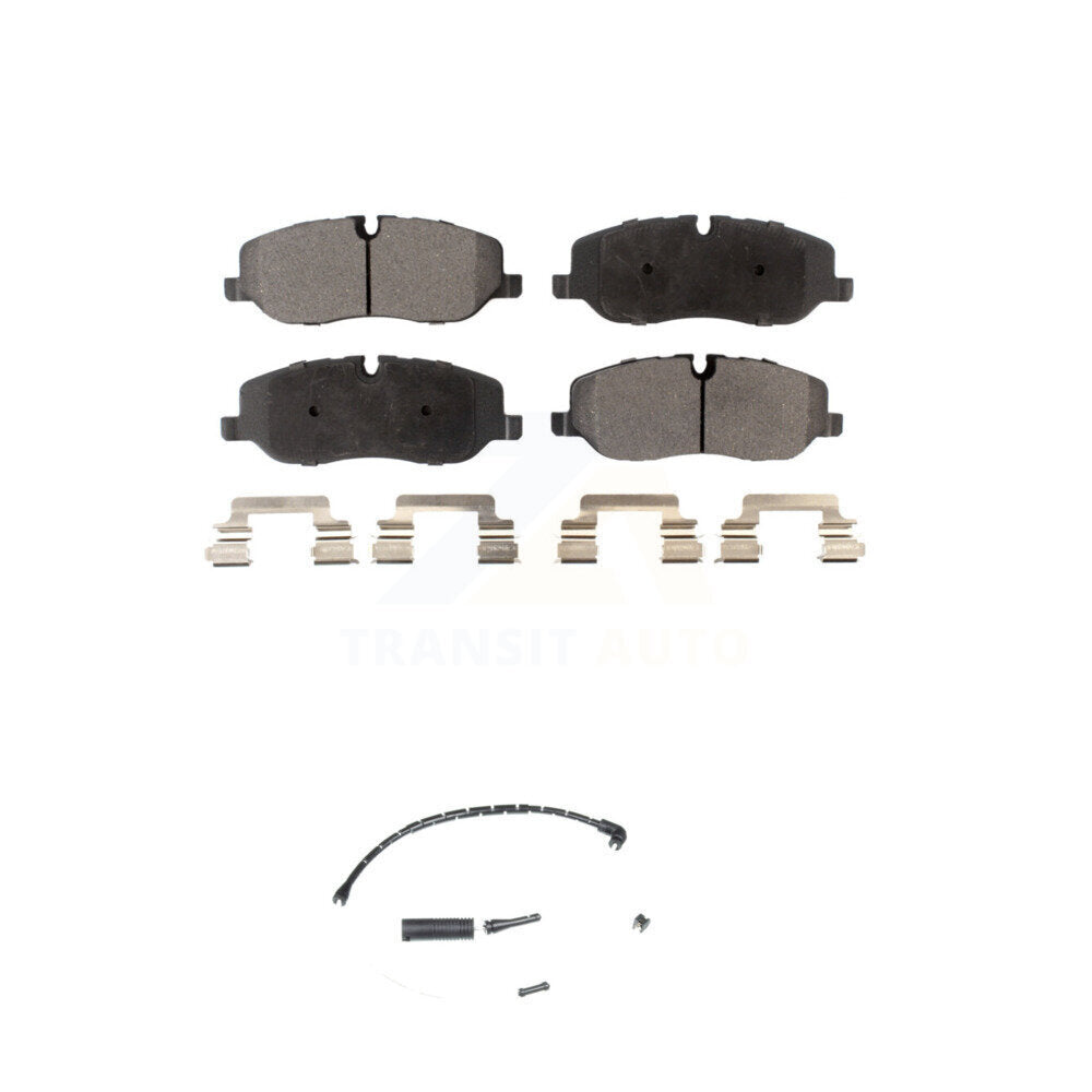 Ceramic Disc Brake Pads And Wear Sensors Front Kit For Land Rover Range