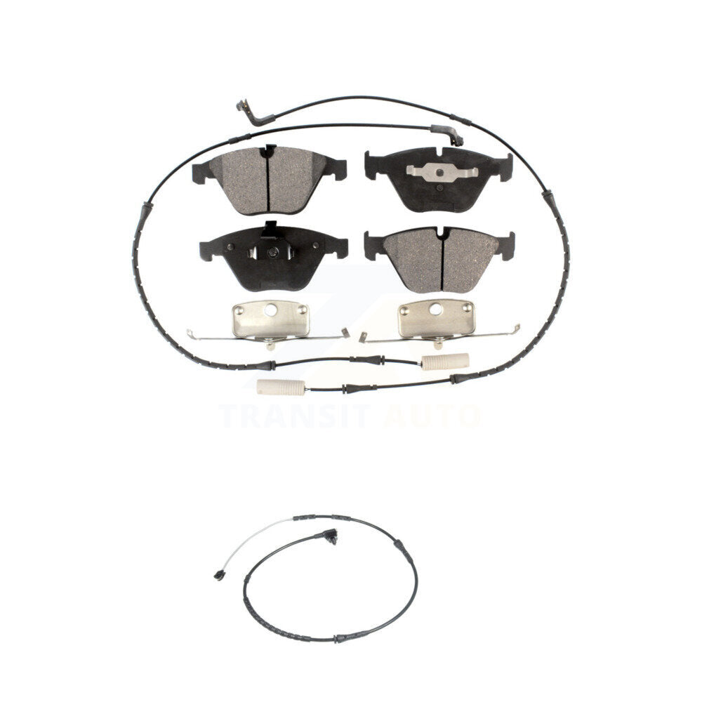 Ceramic Disc Brake Pads And Extra Wear Sensors Front Kit For BMW Z4