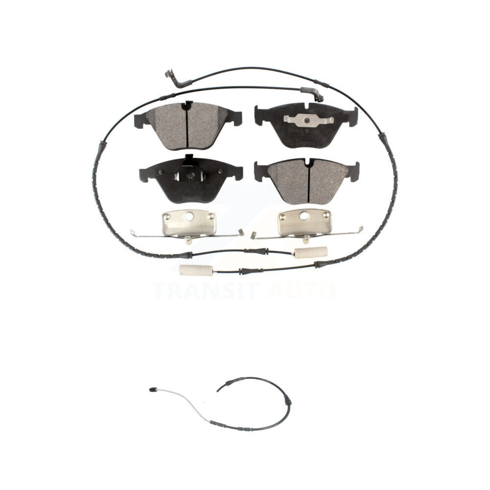 Ceramic Disc Brake Pads And Extra Wear Sensors Front Kit For BMW X1