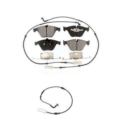 Ceramic Disc Brake Pads And Extra Wear Sensors Front Kit For BMW 328i 323i