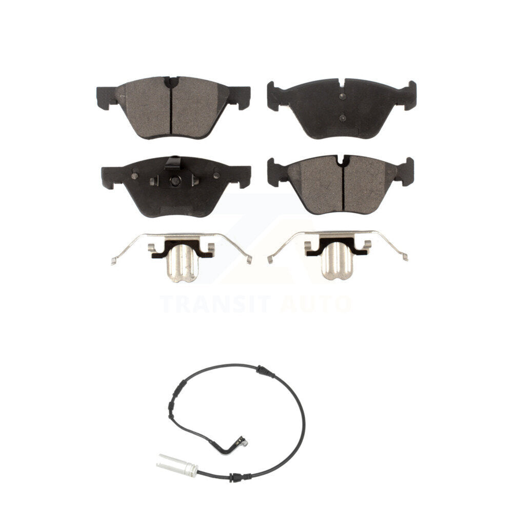 Ceramic Disc Brake Pads & Wear Sensor Front Kit For BMW 128i 328i 323i 325i 330i