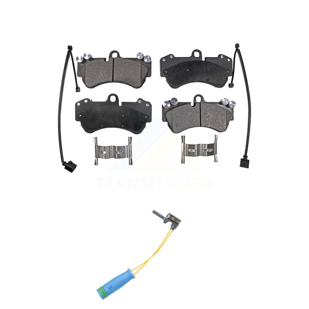 Ceramic Brake Pad And Wear Sensor Front Kit For 2017-2018 Mercedes-Benz G550 4x4