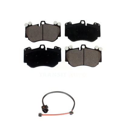 Ceramic Disc Brake Pads And Wear Sensors Front Kit For Porsche Cayenne