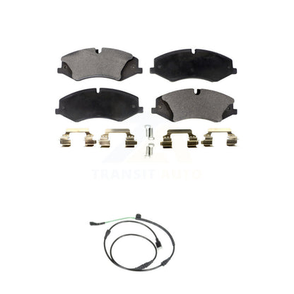 Ceramic Disc Brake Pads And Wear Sensors Front Kit For Land Rover LR4