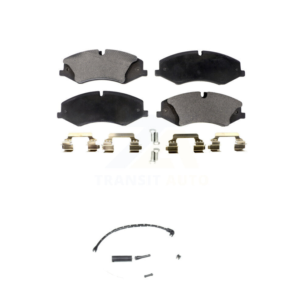 Ceramic Disc Brake Pads And Wear Sensors Front Kit For Land Rover Range