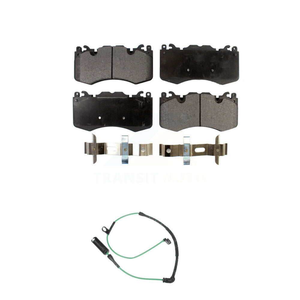 Ceramic Disc Brake Pads And Wear Sensors Front Kit For Land Rover Range