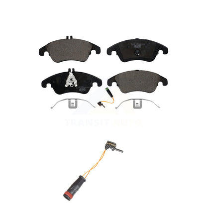 Ceramic Brake Pad & Extra Wear Sensor Front Kit For Mercedes-Benz C300 E350 C350