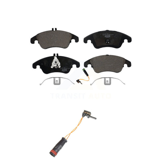 Ceramic Brake Pad & Extra Wear Sensor Front Kit For Mercedes-Benz C300 E350 C350