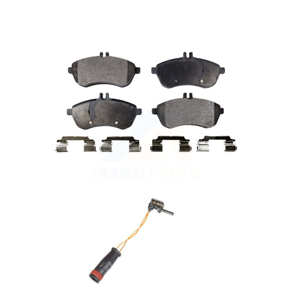 Ceramic Brake Pads Wear Sensor Front Kit For Mercedes-Benz C300 C250 C230 SLK250