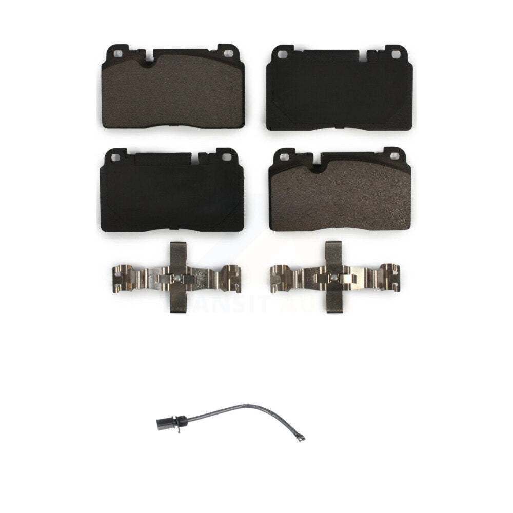 Ceramic Disc Brake Pads And Wear Sensors Front Kit For Audi Q5