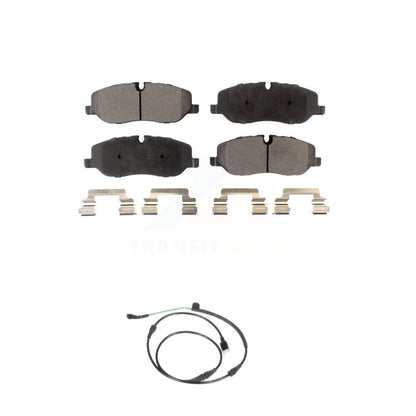 Ceramic Disc Brake Pad & Wear Sensor Front Kit For 2005-2009 Land Rover LR3 4.4L