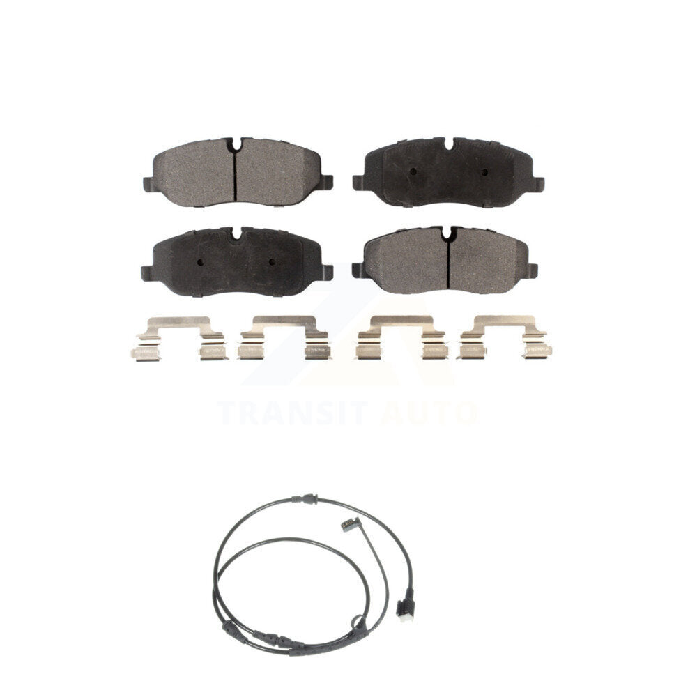 Ceramic Disc Brake Pads And Wear Sensors Front Kit For Land Rover Range Sport