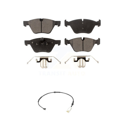 Ceramic Disc Brake Pads And Wear Sensors Front Kit For BMW 128i 3.0L