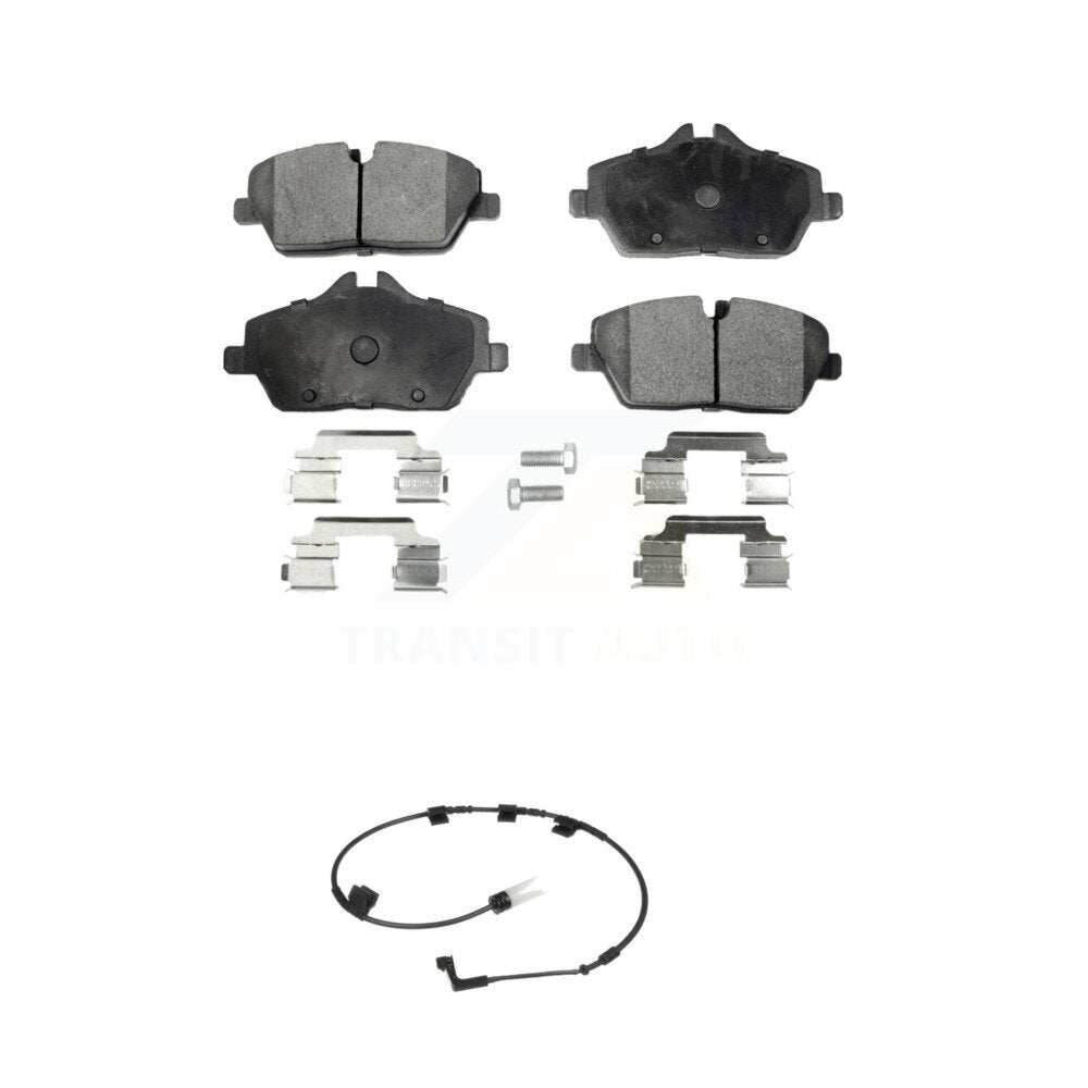 Ceramic Disc Brake Pads And Wear Sensors Front Kit For Mini Cooper