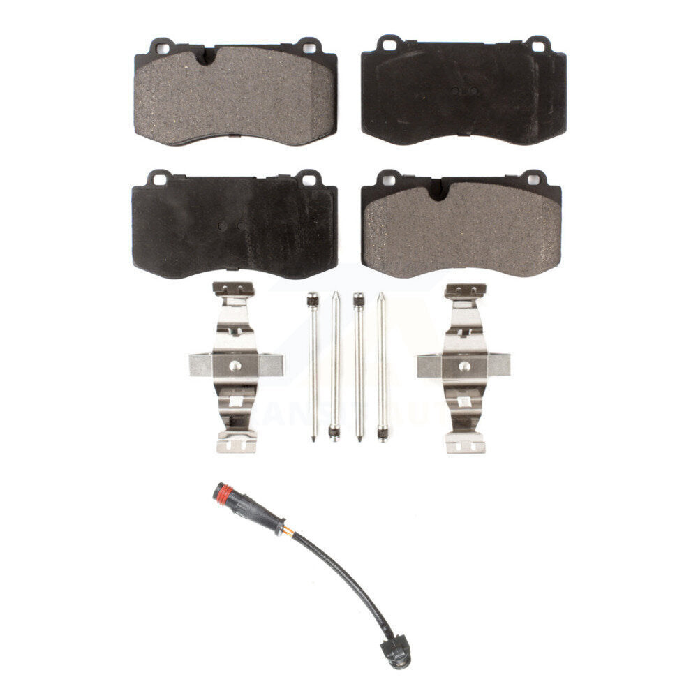 Ceramic Brake Pad & Wear Sensor Front Kit For Mercedes-Benz S550 S450 CL550 S400