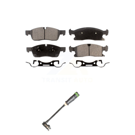 Ceramic Brake Pads & Wear Sensor Front Kit For Mercedes-Benz GLE400 GL350 GLS450