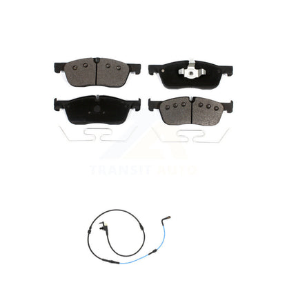 Ceramic Disc Brake Pads And Wear Sensors Front Kit For Jaguar XE XF
