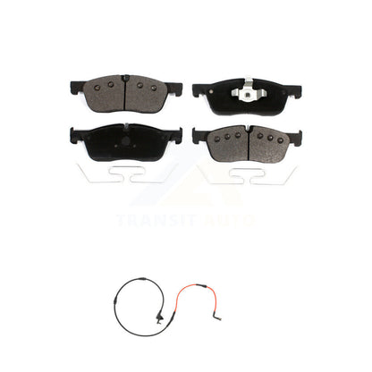 Ceramic Disc Brake Pads And Wear Sensors Front Kit For Jaguar XE