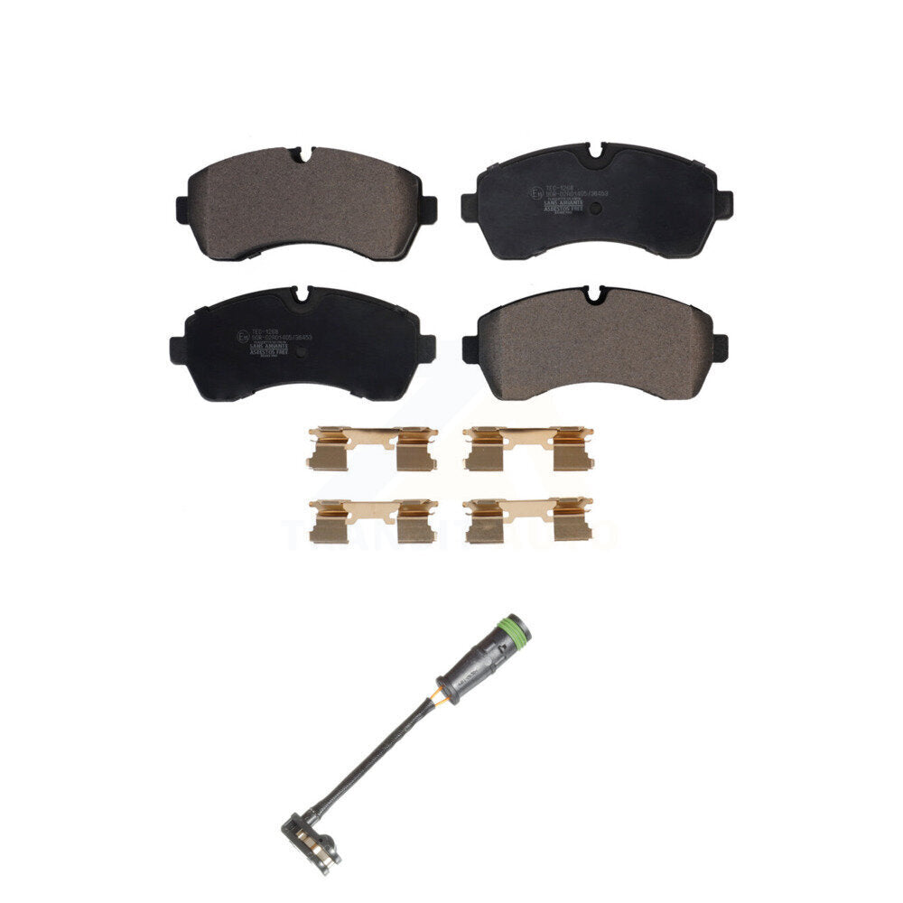 Ceramic Brake Pad And Wear Sensor Front Kit For Mercedes-Benz Sprinter 3500 2500