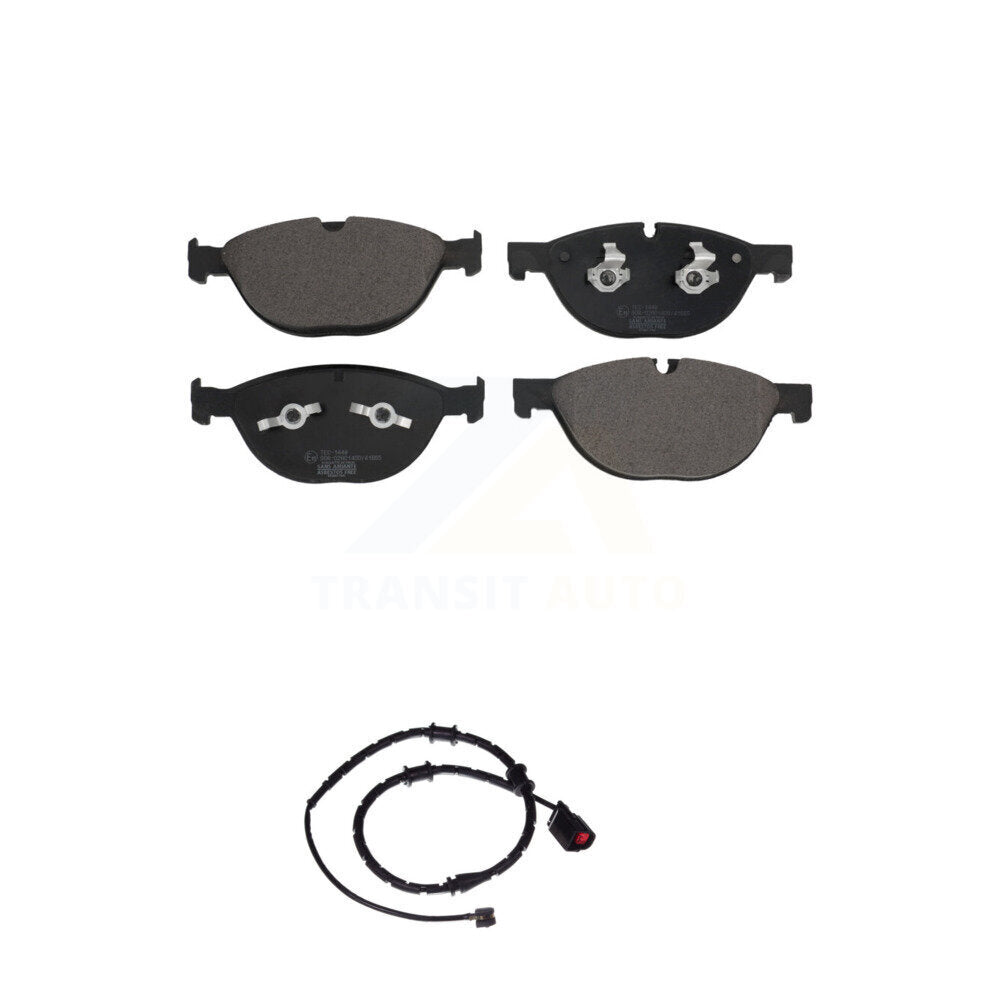 Ceramic Disc Brake Pads And Wear Sensors Front Kit For Jaguar XJ