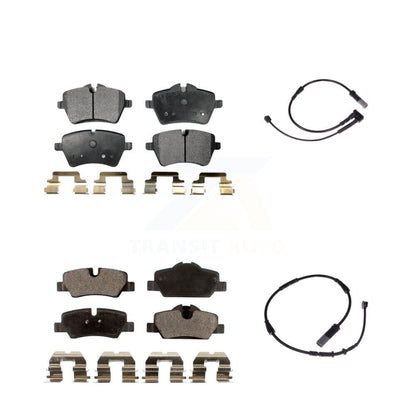 Ceramic Disc Brake Pads And Wear Sensors Front Rear Kit For Mini Cooper