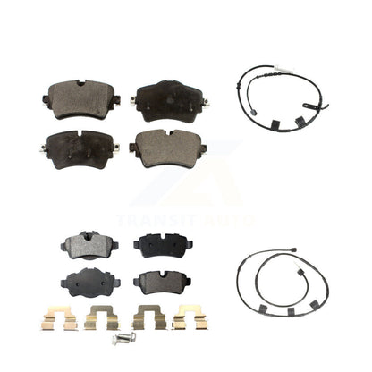Ceramic Disc Brake Pads And Wear Sensor Front Rear Kit For 2015 Mini Cooper 1.6L