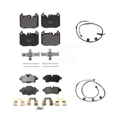 Ceramic Disc Brake Pads And Wear Sensors Front Rear Kit For Mini Cooper
