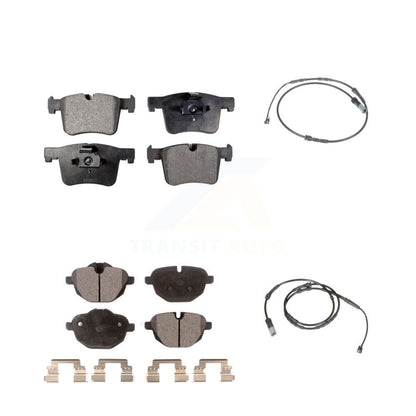 Ceramic Disc Brake Pads And Wear Sensors Front Rear Kit For BMW X3 X4