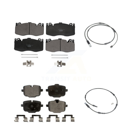 Ceramic Disc Brake Pads And Wear Sensors Front Rear Kit For BMW M6 Gran Coupe