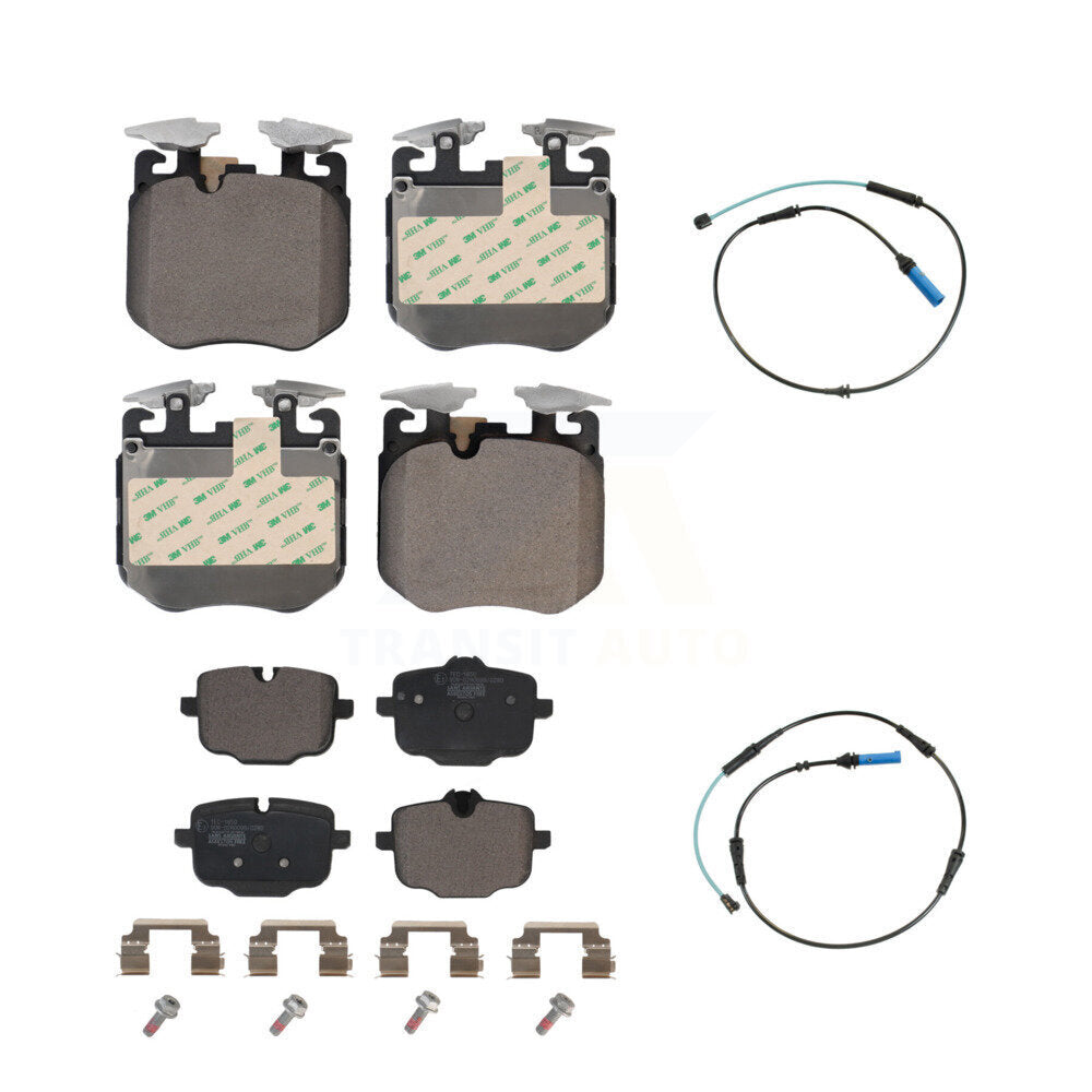 Ceramic Brake Pad Wear Sensor Front Rear Kit For BMW 540i xDrive 750i M550i 740e