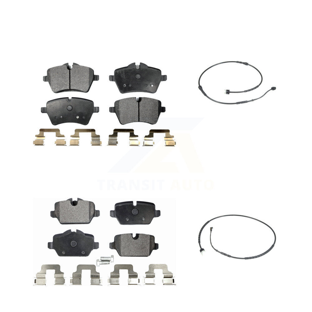 Ceramic Brake Pads Wear Sensor Front Rear Kit For Mini Cooper Countryman Paceman