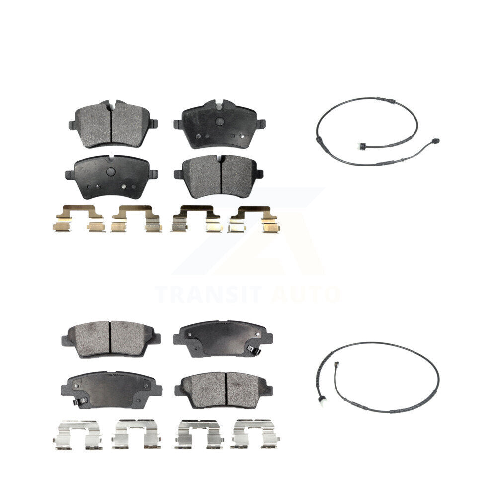 Ceramic Brake Pads Wear Sensor Front Rear Kit For Mini Cooper Countryman Paceman