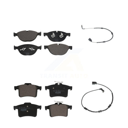 Ceramic Brake Pads Wear Sensor Front Rear Kit For Jaguar XF XJ XFR XKR XFR-S XJR