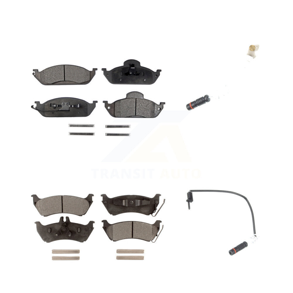Ceramic Brake Pad Wear Sensor Front Rear Kit For Mercedes-Benz ML320 ML350 ML430