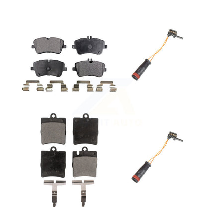 Ceramic Brake Pads Wear Sensor Front Rear Kit For Mercedes-Benz C280 C320 CLK320