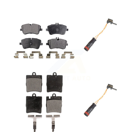 Ceramic Brake Pads Wear Sensor Front Rear Kit For Mercedes-Benz C280 C320 CLK320