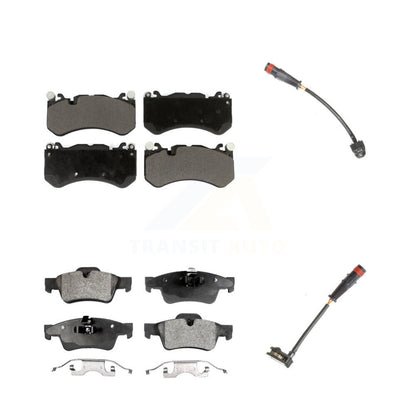 Ceramic Disc Brake Pads Wear Sensor Front Rear Kit For Mercedes-Benz G63 AMG G65