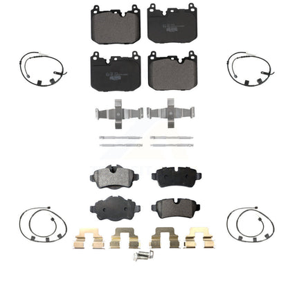 Ceramic Disc Brake Pads And Wear Sensors Front Rear Kit For Mini Cooper