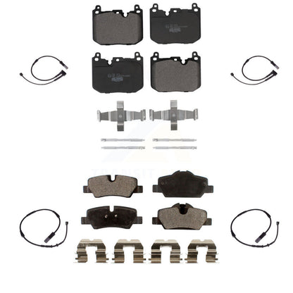 Ceramic Disc Brake Pads And Wear Sensors Front Rear Kit For Mini Cooper