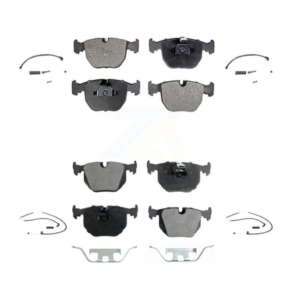 Ceramic Disc Brake Pads And Wear Sensors Front Rear Kit For Land Rover Range