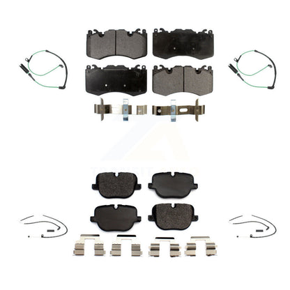 Ceramic Disc Brake Pads And Wear Sensors Front Rear Kit For Land Rover Range