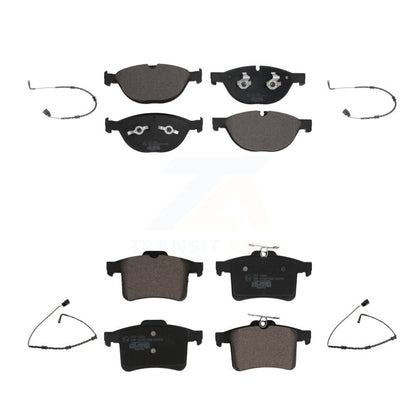 Ceramic Brake Pads Wear Sensor Front Rear Kit For Jaguar XJ XJR From VIN #V90866